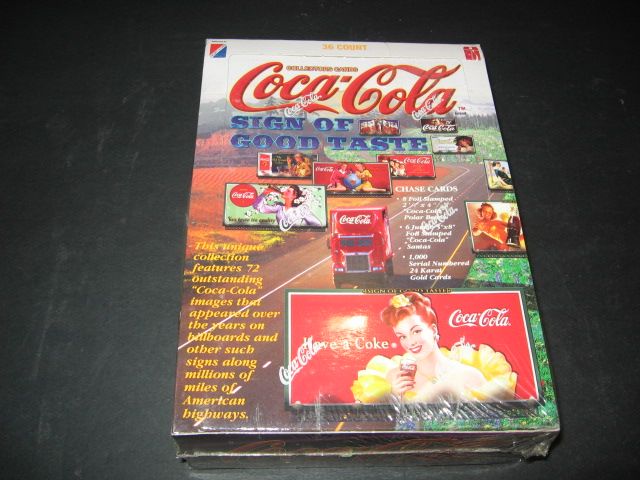 1996 Coca-Cola Sign of Good Taste Box