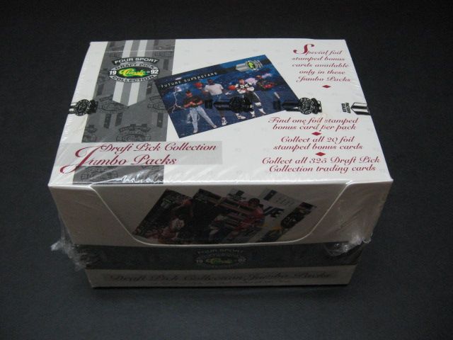 1992 Classic Four Sport Draft Pick Collection Jumbo Box