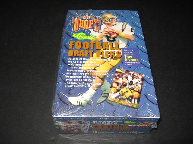 1993 Classic Football Draft Picks Box