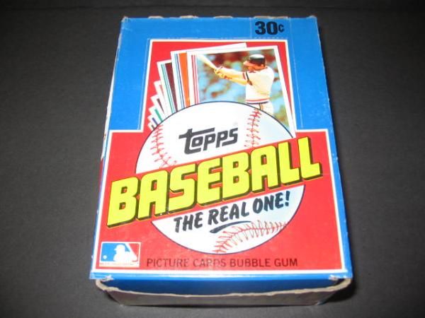 1982 Topps Baseball Unopened Wax Box (w/ stickers)