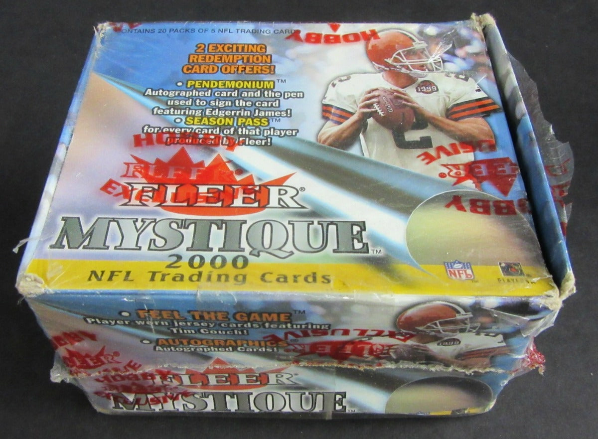 2000 Fleer Mystique Football Box (Hobby) (Damage)