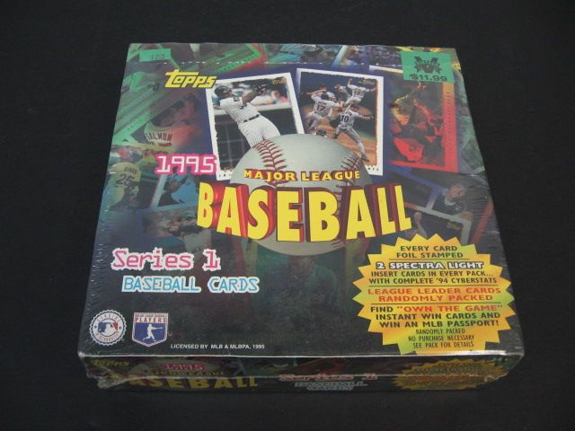 1995 Topps Baseball Series 1 Cello Box