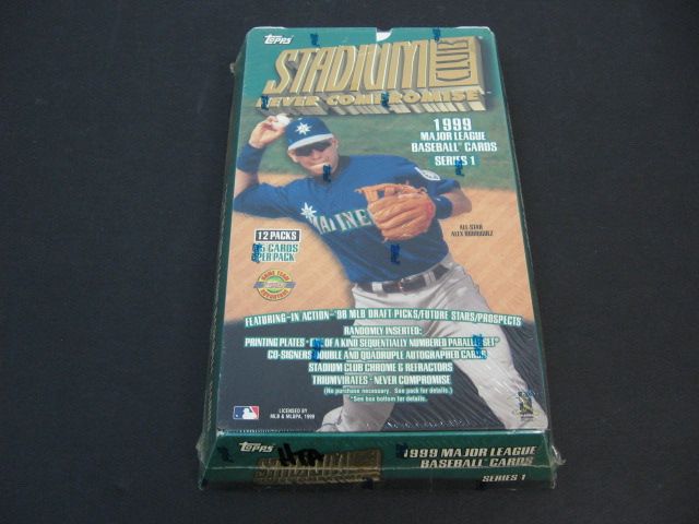 1999 Topps Stadium Club Baseball Series 1 Box (HTA)