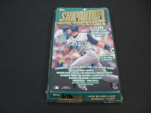 1999 Topps Stadium Club Baseball Series 2 Box (HTA)