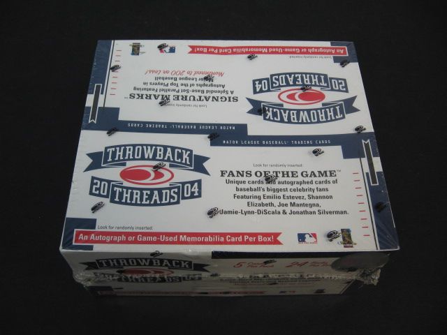 2004 Donruss Throwback Threads Baseball Box (Retail)