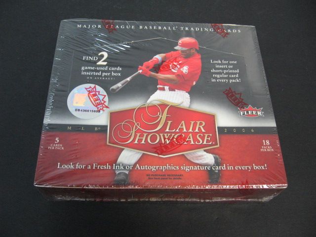 2006 Fleer Flair Showcase Baseball Box (Hobby)