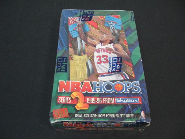1995/96 Hoops Basketball Series 2 Box (Retail)
