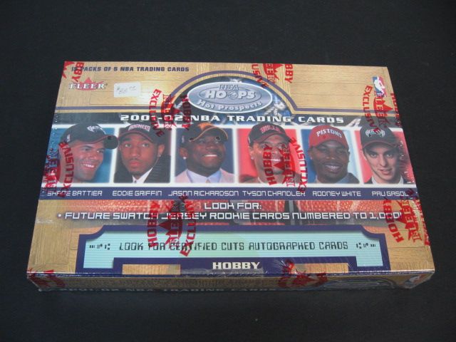2001/02 Fleer NBA Hoops Hot Prospects Basketball Box (Hobby)