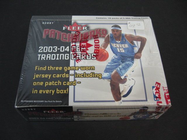 2003/04 Fleer Patchworks Basketball Box (Hobby)
