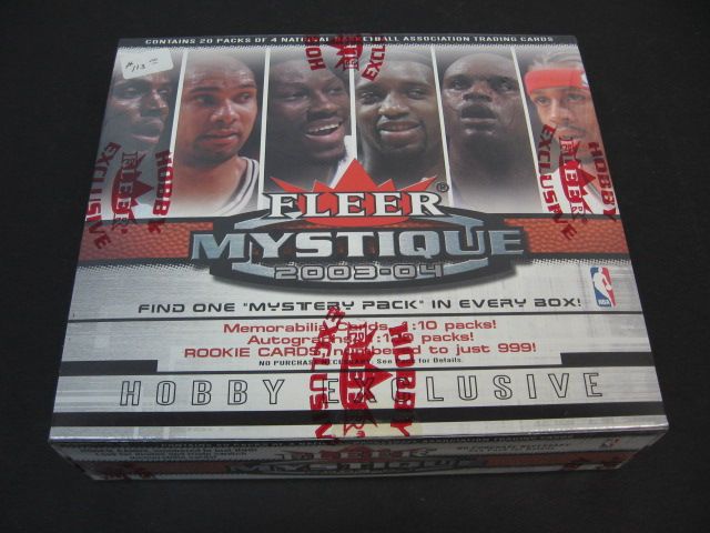 2003/04 Fleer Mystique Basketball Box (Hobby)