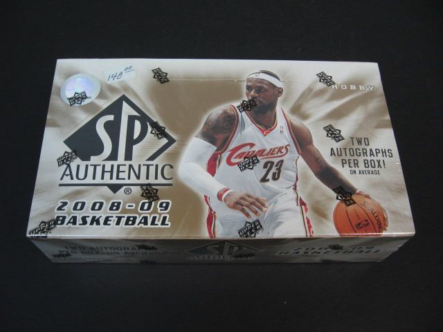 2008/09 Upper Deck SP Authentic Basketball Box (Hobby)