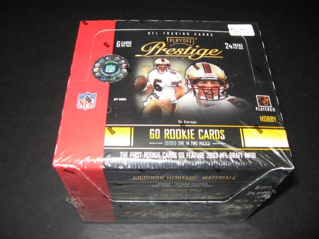 2003 Playoff Prestige Football Box (Hobby)