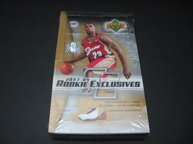 2003/04 Upper Deck Rookie Exclusives Basketball Box (Hobby)
