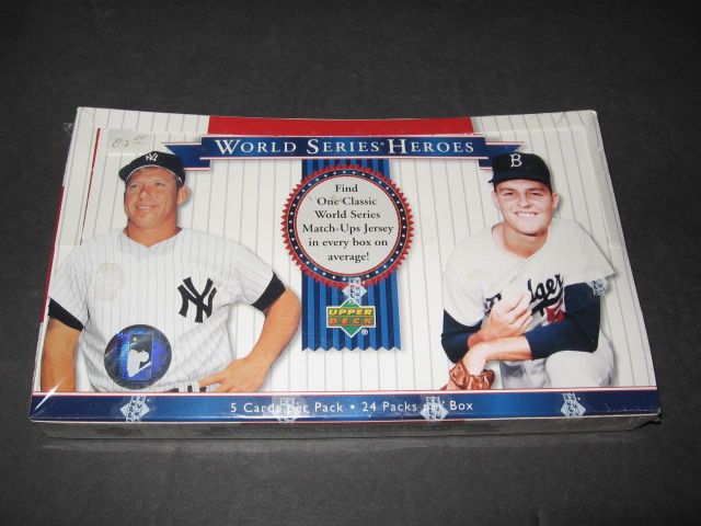 2002 Upper Deck World Series Heroes Baseball Box (Hobby)