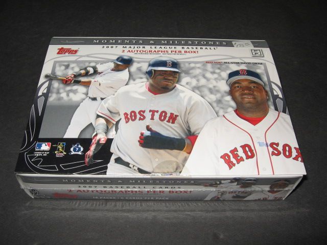2007 Topps Moments & Milestones Baseball Box (Hobby)