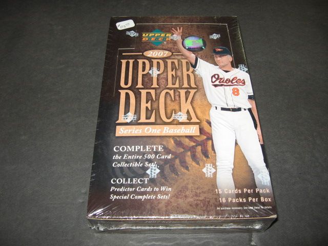 2007 Upper Deck Baseball Series 1 Box (Hobby)