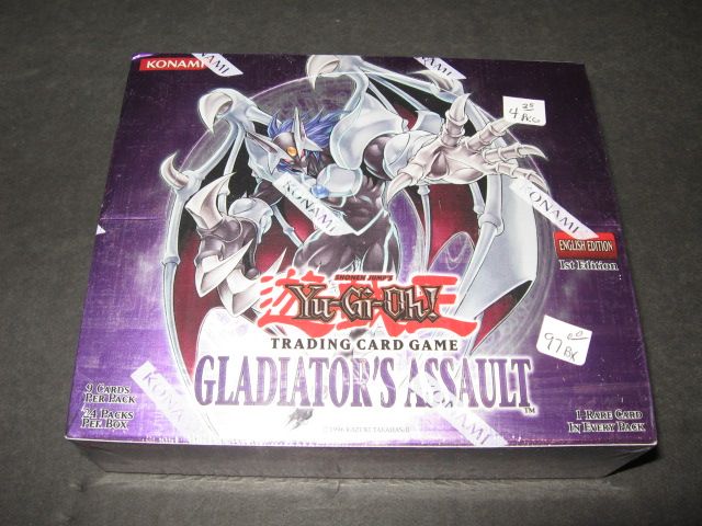 Yu-Gi-Oh Gladiator's Assault Booster Box 1st Edition