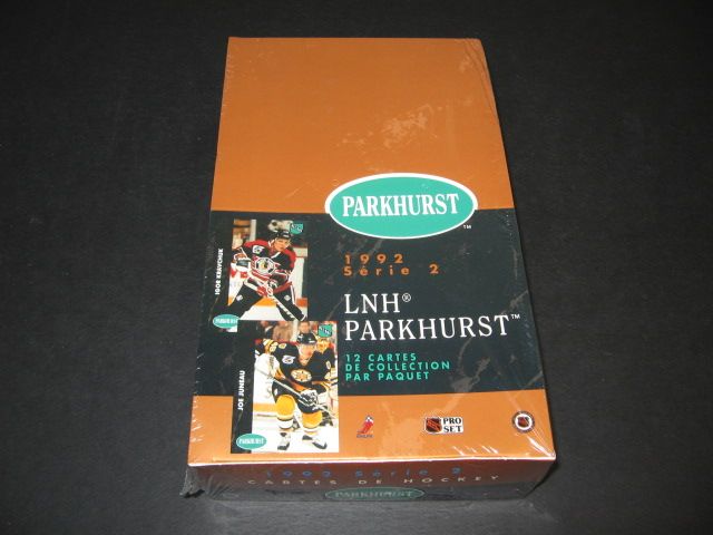 1991/92 Pro Set Parkhurst Hockey Series 2 Box (French)