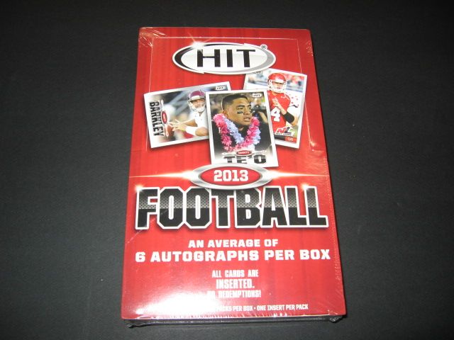 2013 Sage Hit Football Low Series Box (Hobby) (30/5)