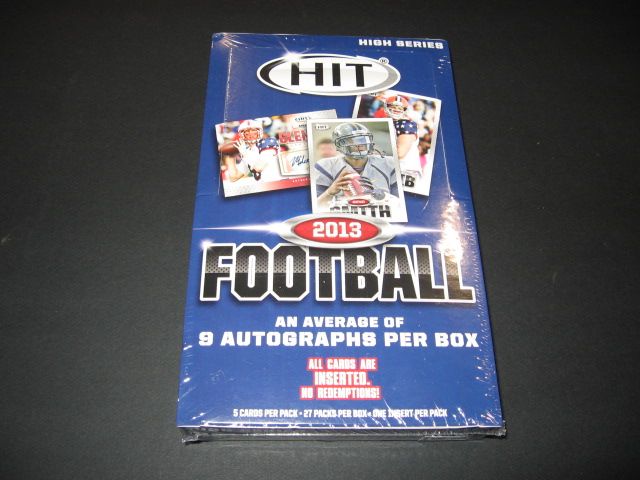 2013 Sage Hit Football High Series Box (Hobby)