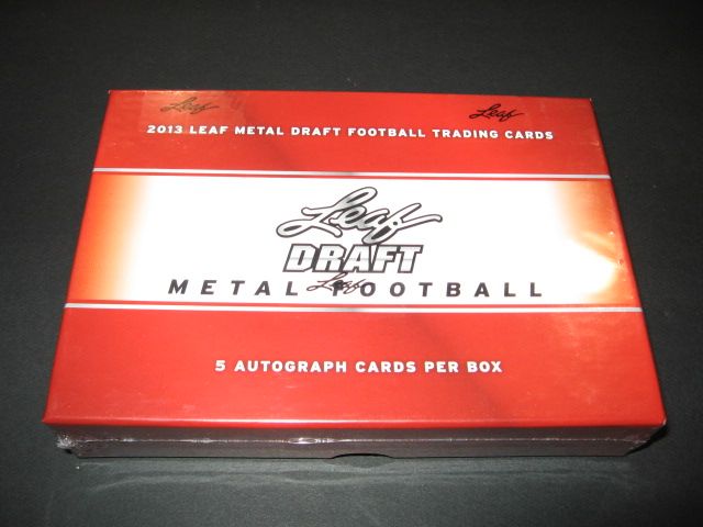 2013 Leaf Metal Draft Football Box