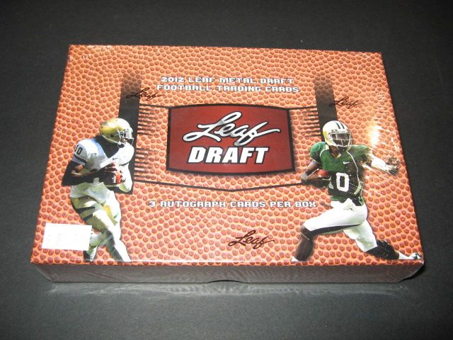 2012 Leaf Metal Draft Football Box