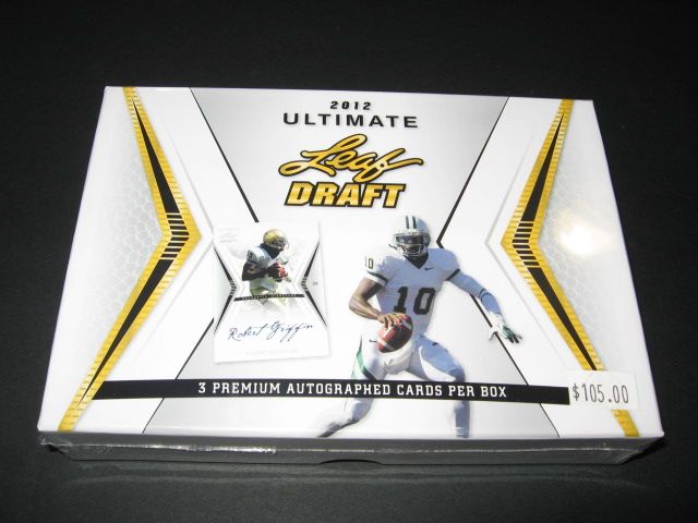 2012 Leaf Ultimate Draft Football Box