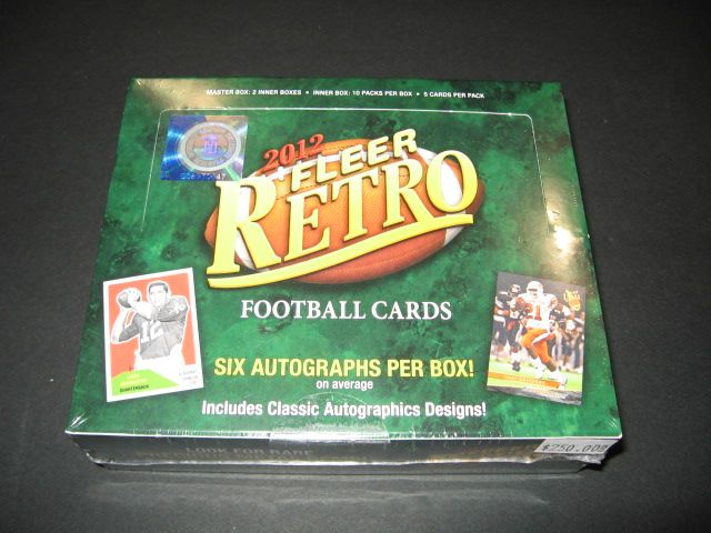 2012 Upper Deck Fleer Retro Football Box (Hobby)