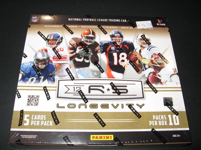 2012 Panini Longevity Football Box (Hobby)