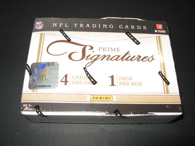 2011 Panini Prime Signatures Football Box (Hobby)