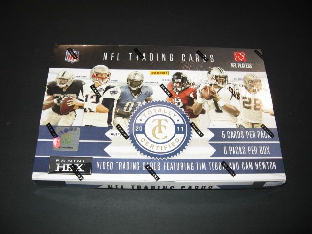 2011 Panini Totally Certified Football Box (Hobby)