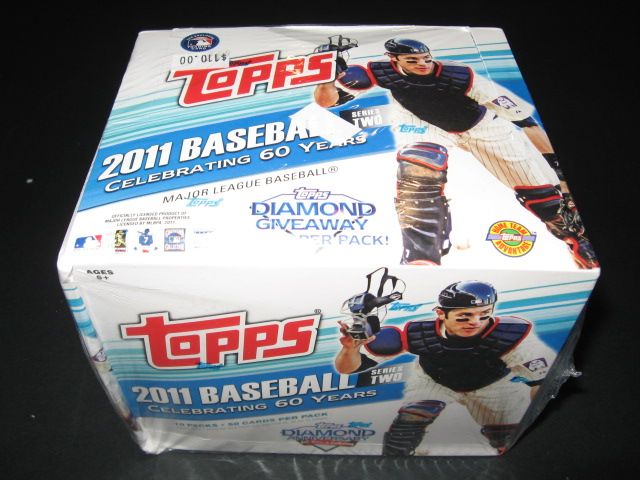 2011 Topps Baseball Series 2 Jumbo Box (HTA) (10/50)