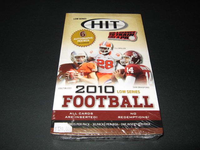 2010 Sage Hit Football Low Series Box (Hobby)