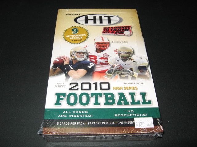 2010 Sage Hit Football High Series Box (Hobby)