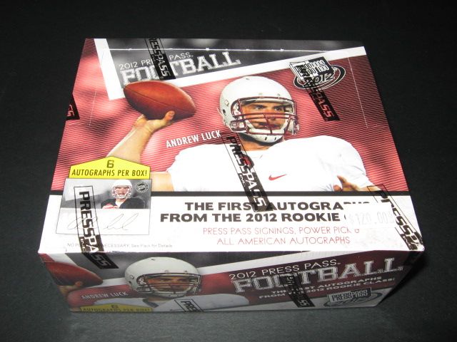 2012 Press Pass Football Box (Hobby)