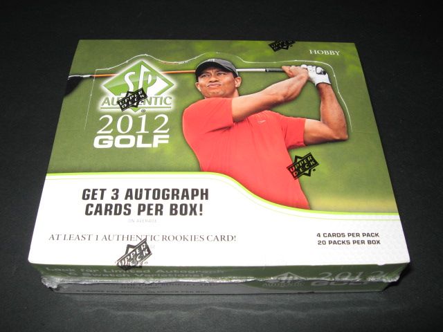 2012 Upper Deck SP Authentic Golf Box (Hobby)