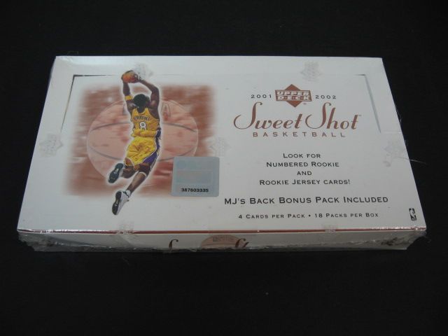 2001/02 Upper Deck Sweet Shot Basketball Box (Hobby)