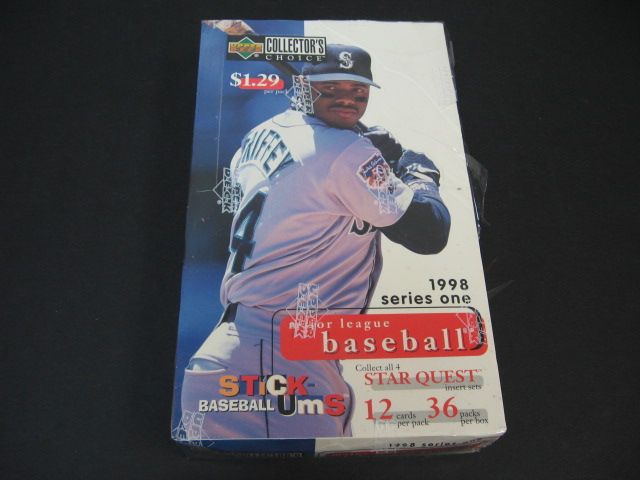 1998 Upper Deck Collector's Choice Baseball Series 1 Box (Retail) (36/12)