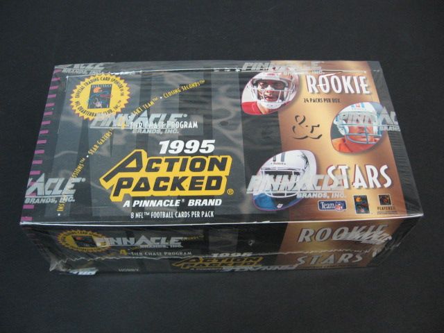 1995 Pinnacle Action Packed Football Rookie & Stars Box (Hobby)