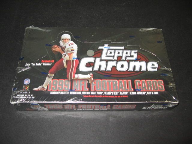 1999 Topps Chrome Football Box (Retail)
