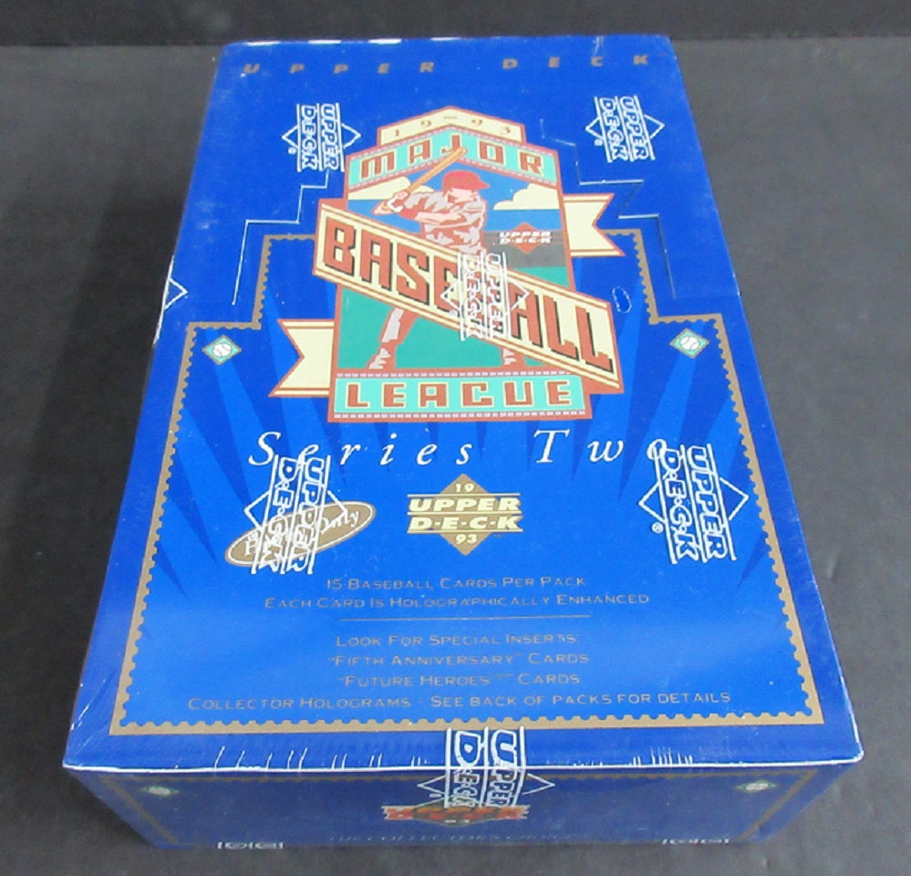 1993 Upper Deck Baseball Series 2 Box (Hobby)