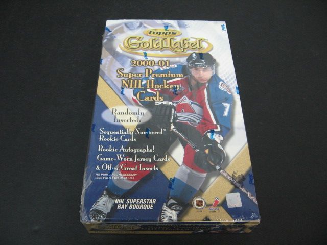 2000/01 Topps Gold Label Hockey Box (Retail)