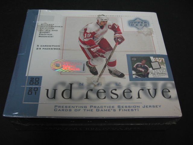 2000/01 Upper Deck NHL Reserve Hockey Box