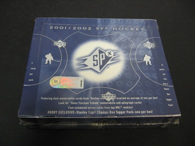 2001/02 Upper Deck SPX Hockey Box (Hobby)