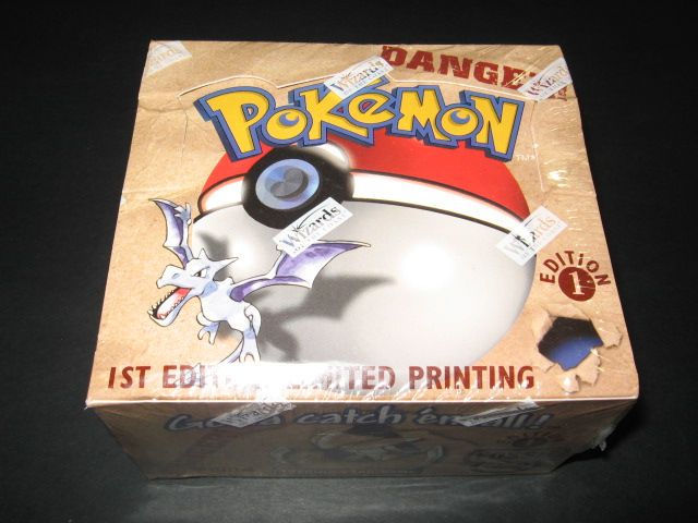 WOTC Pokemon Fossil 1st Edition Box
