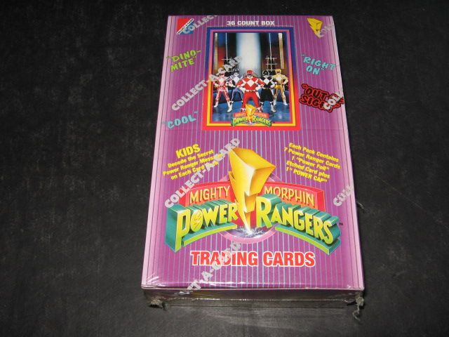 1994 Collect-A-Card Mighty Morphin Power Rangers Box (Hobby)
