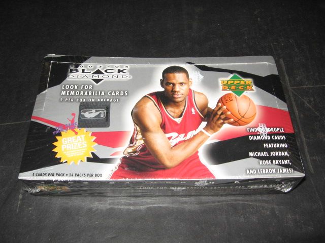 2003/04 Upper Deck Black Diamond Basketball Box (Hobby)