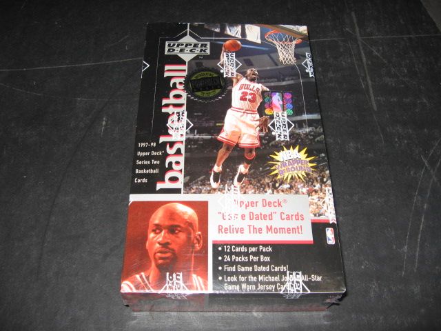 1997/98 Upper Deck Basketball Series 2 Box (Hobby) (24/12)