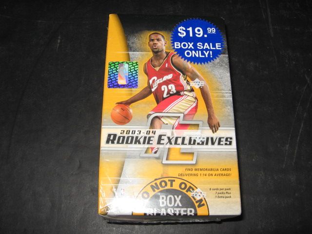2003/04 Upper Deck Rookie Exclusives Basketball Box (Blast)