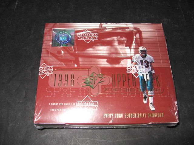 1998 Upper Deck SPX Finite Football Series 2 Box